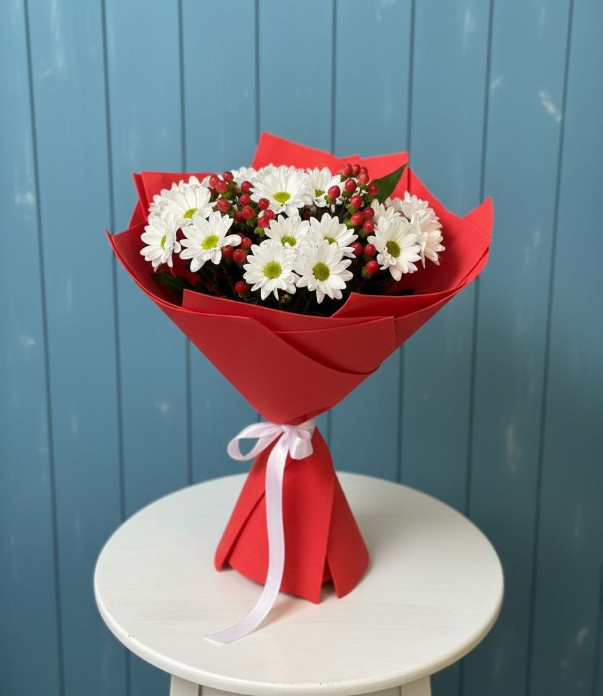 Букет цветов из: Хризантемы в Бородино