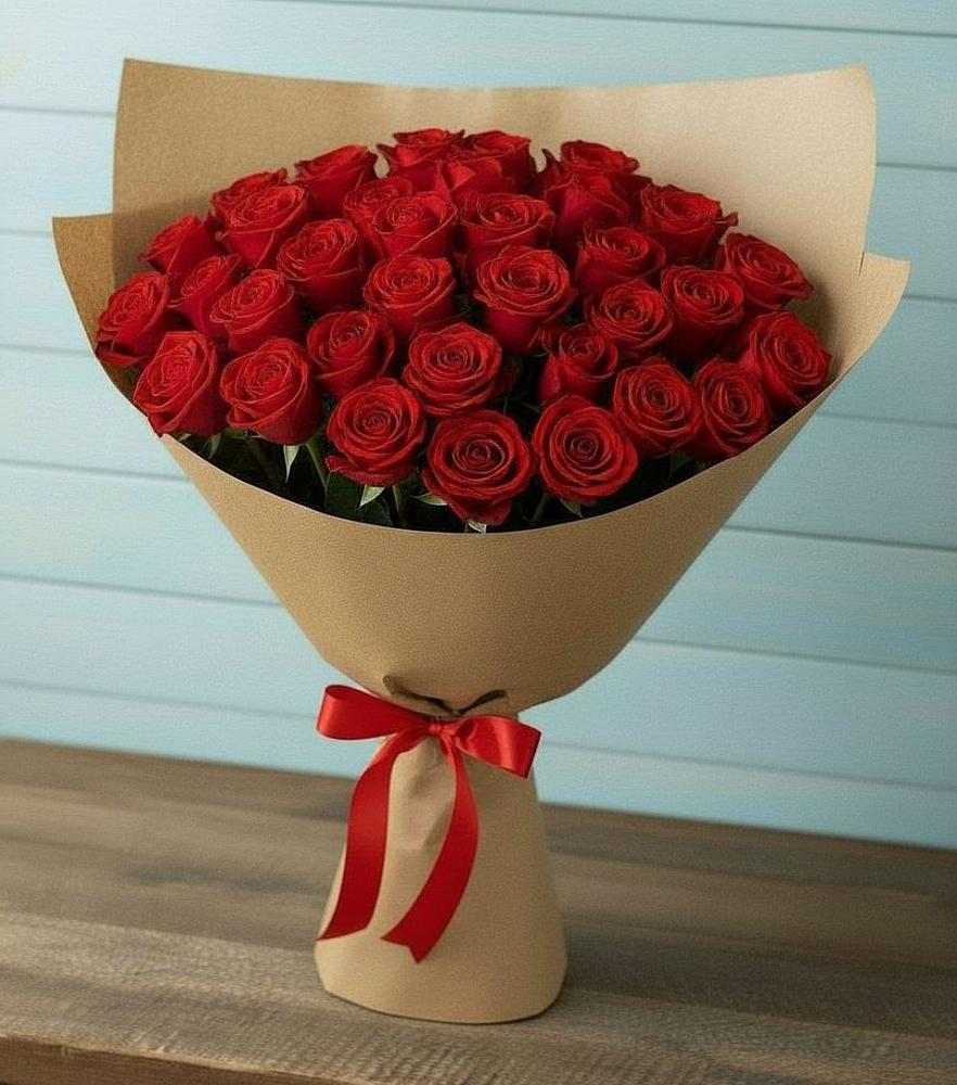 Букет Красные розы Милано в Бородино