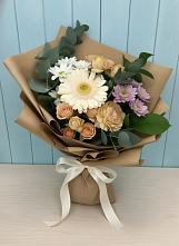 Букет цветов из:  Герберы и Хризантемы в Бородино