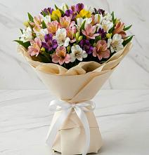 Букет цветов из:  Альстромерии #REPLACE_PRED# Бородино