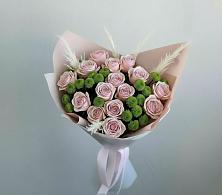 Букет цветов из:  Розы и Хризантемы в Бородино