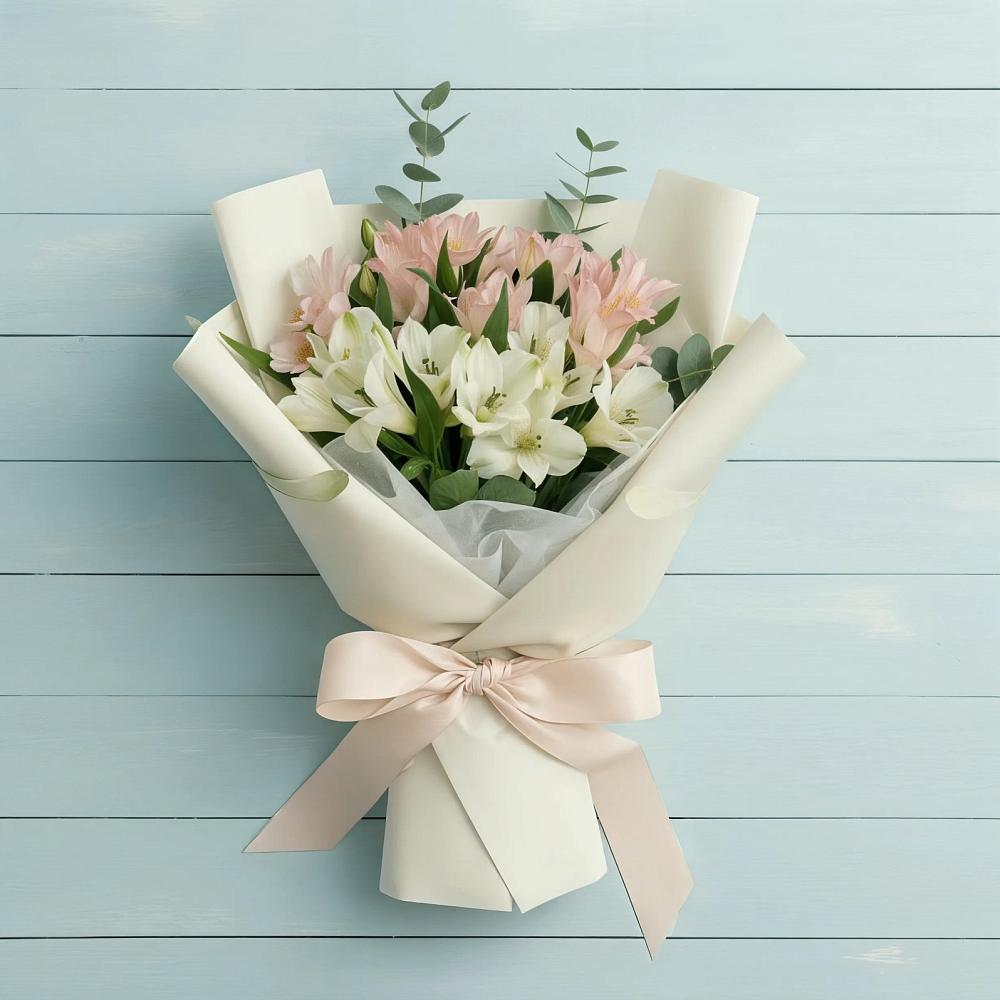 Букет цветов из: Альстромерии в Бородино