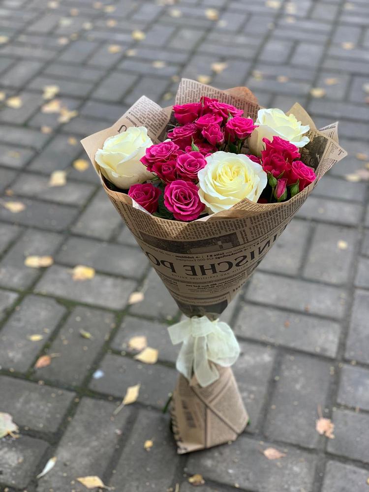 Букет цветов из: Розы в Бородино