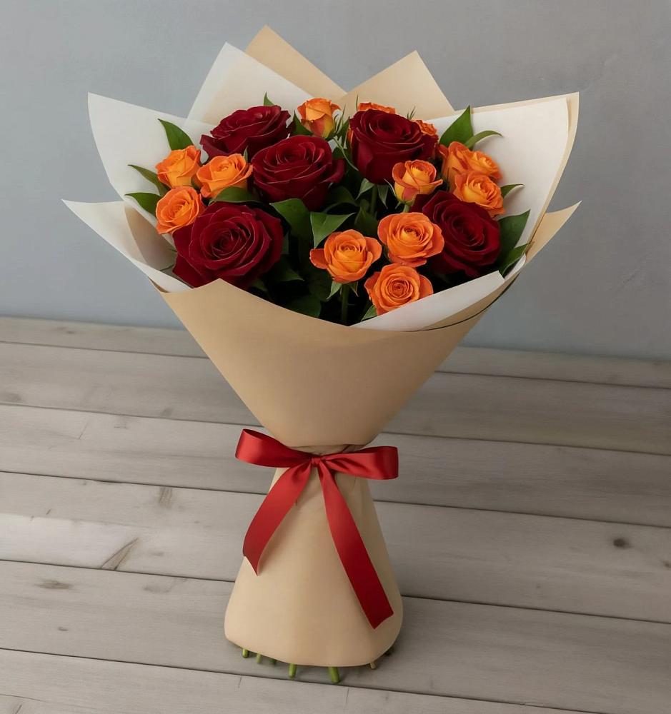 Букет Любовь и восторг в Бородино