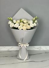 Букет цветов из:  Розы и Лизиантусы в Бородино